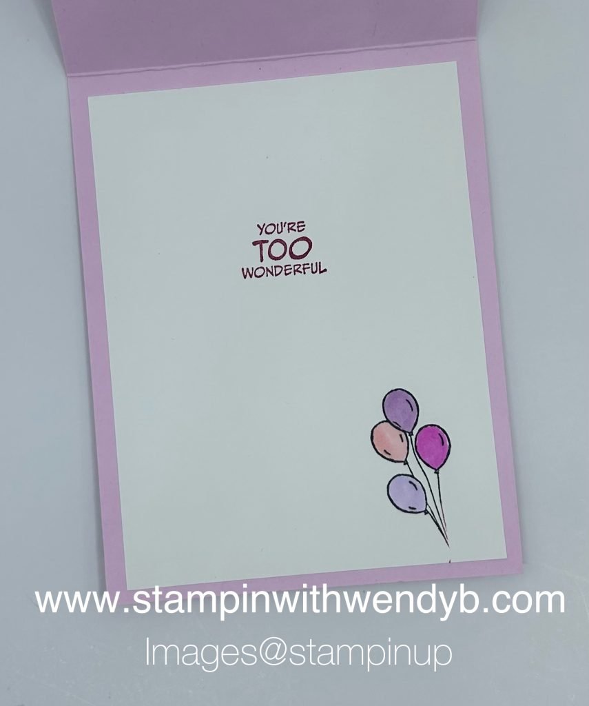 Birthday card created with Stampin' Up's! Zany Zoo Bundle #Stampiin' With Wendyb, #Children's Card